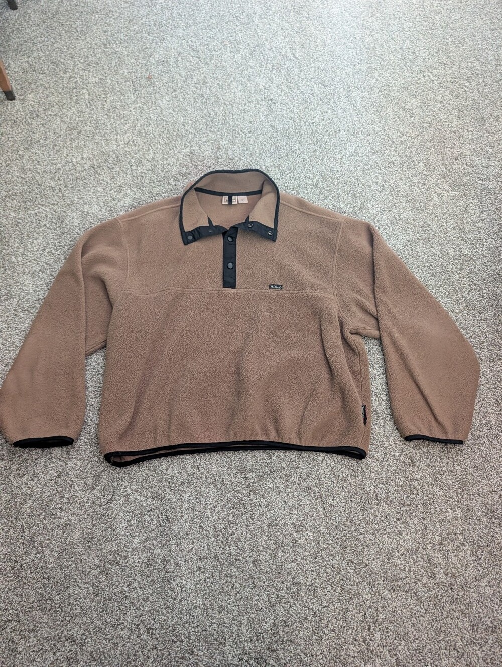 Vintage Men's Woolrich Polartec Snap Fleece Pullover Size XL
